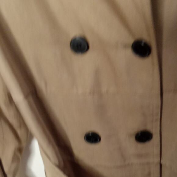 Club Monaco Women's Size S/P Harper Tan Trench Coat. Classic - Picture 6 of 10